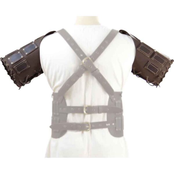 Bohemond Leather Pauldrons