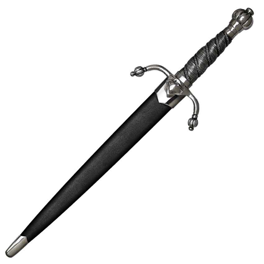 Épée Cold Steel Colichemarde Sword lame Acier 1055 High Carbon 822 mm  manche galuchat noir