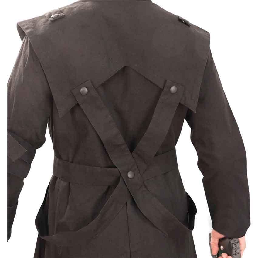 Black Duster Coat - 100778 - Medieval Collectibles