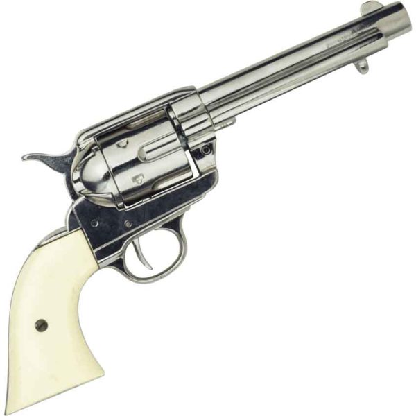 Old West Frontier Nickel Finish Revolver