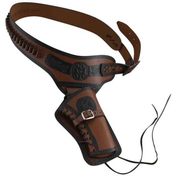 Western Revolver Belt Holster AHDEHOL050 Medieval Collectibles