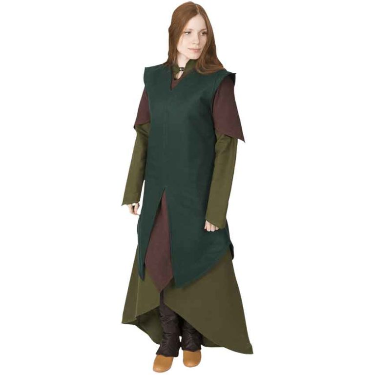 Womens Elvish Winter Tunic - BG-1072 - Medieval Collectibles