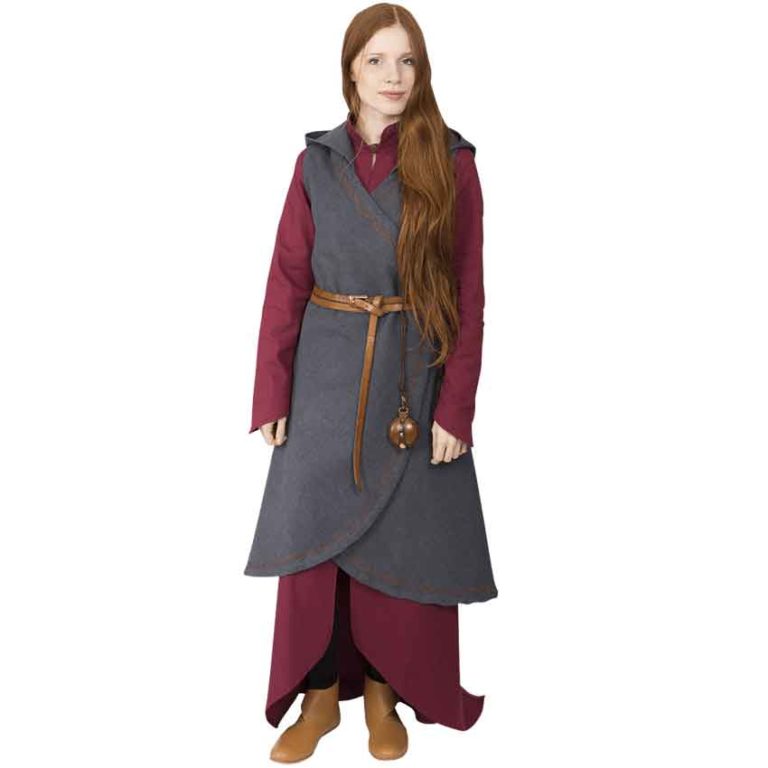 Late Medieval Wrap Dress - BG-1085 - Medieval Collectibles