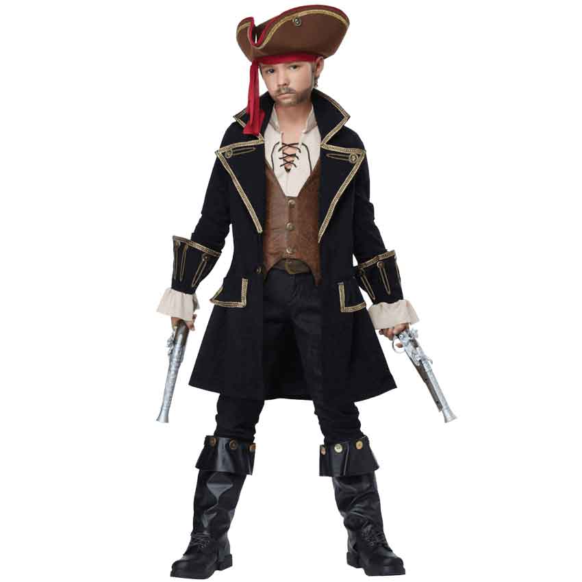 Boys Deluxe Pirate Captain Costume