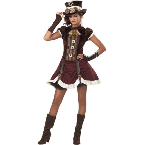 Tween Steampunk Girl Costume