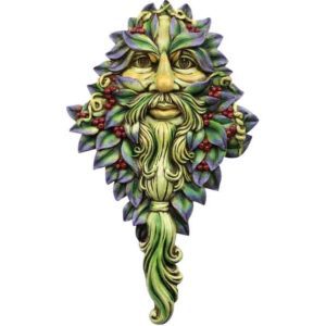 Purple Tip Greenman Plaque