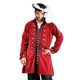 Plus Size Pirates Captain Benjamin Coat - Medieval Collectibles