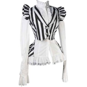 Ladies Striped Tailcoat Vest