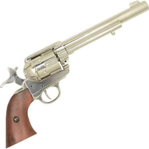 Nickel 45 Caliber Revolver USA, 1873