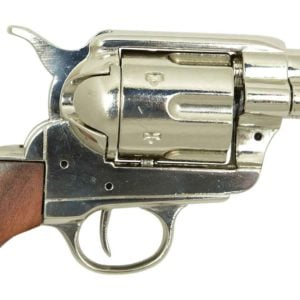 Nickel 45 Caliber Revolver USA, 1873