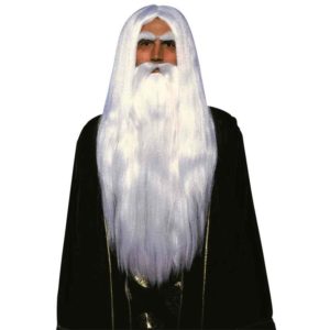 Merlin's Wizard Wig and Beard Set