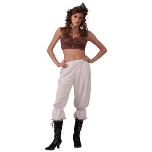 White Steampunk Pantaloons