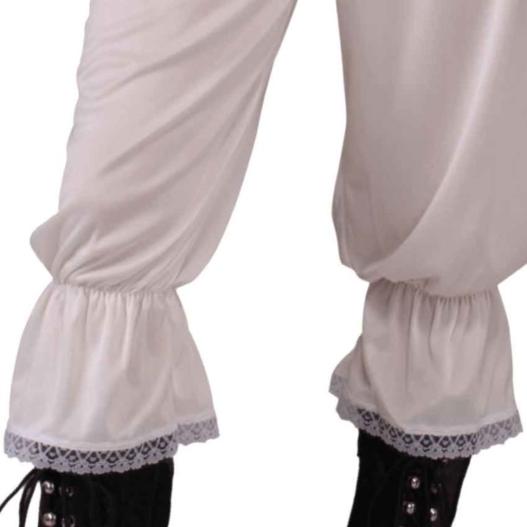 White Steampunk Pantaloons