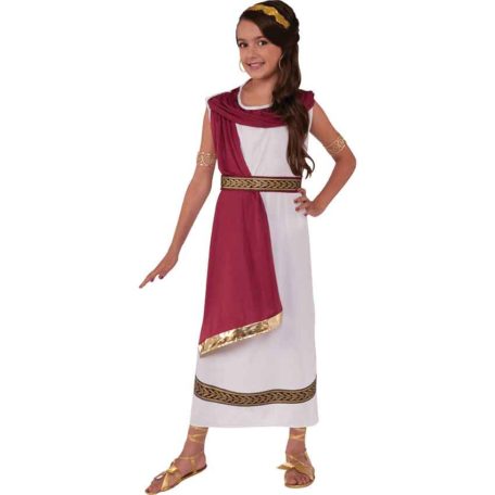 Girls Roman Empress Costume - FM-78702 - Medieval Collectibles