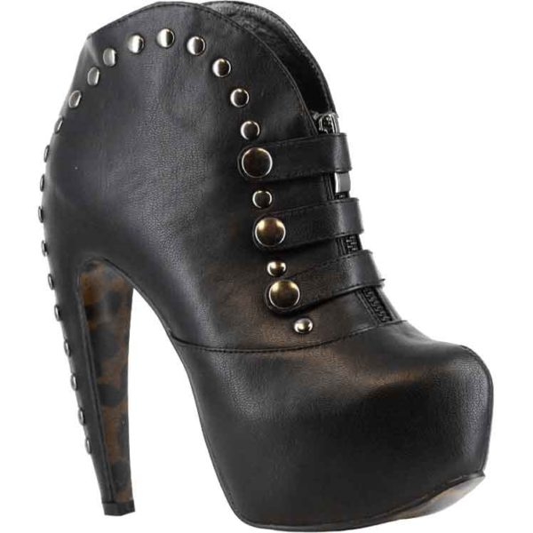 Gunmetal Hardware Booties