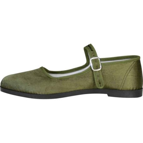 Olive Lady Jane Shoes - FW5003 - Medieval Collectibles