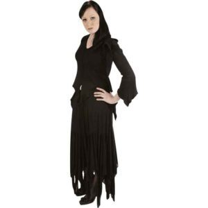 Straight Gothic Jagged Skirt