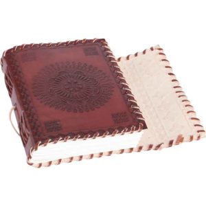 Embossed Mandala Leather Journal