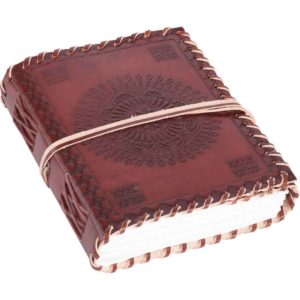 Embossed Mandala Leather Journal