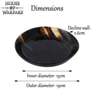 Medieval Horn Dining Plate