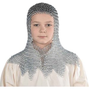 Childrens Butted Chainmail Coif