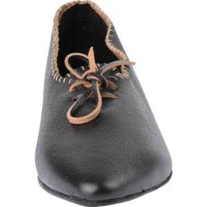 Black Medieval Peasant Shoes
