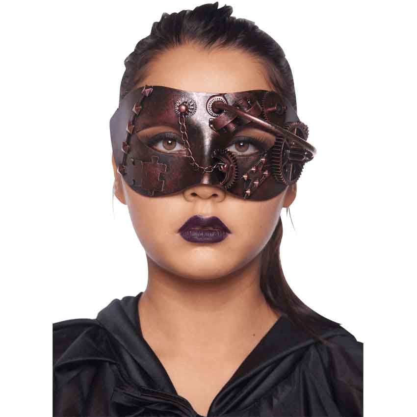 Bronze Steampunk Masquerade Mask