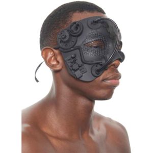 Black Steampunk Terminator Mask