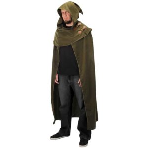 Green Elven Costume Cloak