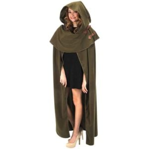 Green Elven Costume Cloak