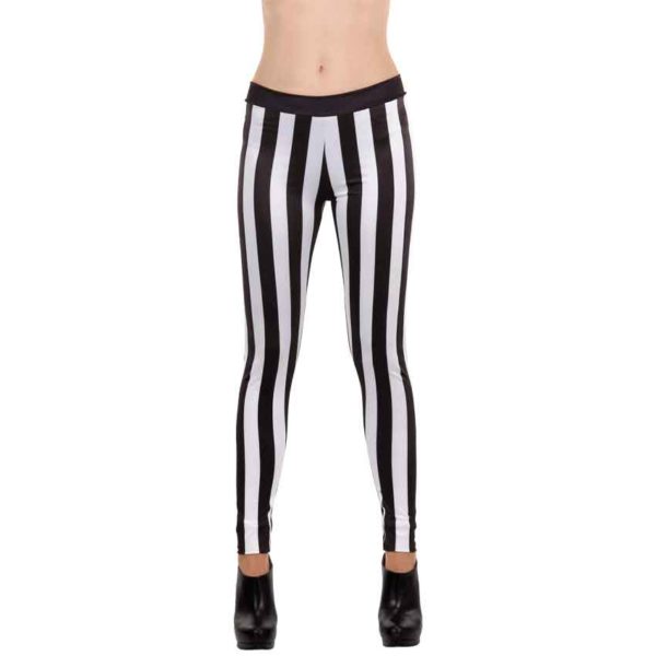 Vertical Striped Leggings - LU-430096 - Medieval Collectibles