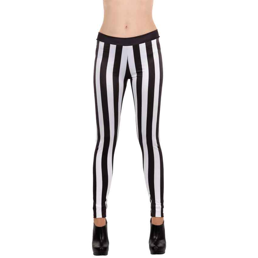 Vertical Striped Leggings - LU-430096 - Medieval Collectibles