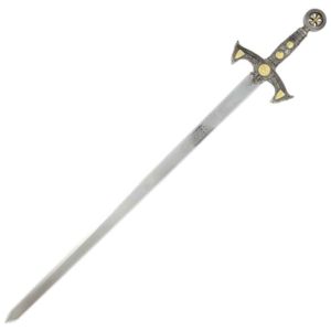 Knights Templar Sword with Plaque