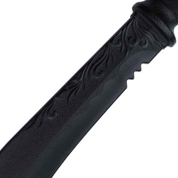 Ebony Flames Training Kukri