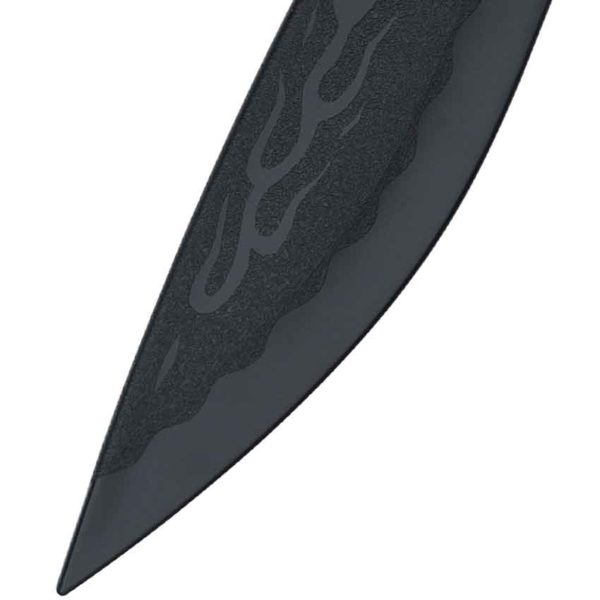 Ebony Flames Training Kukri