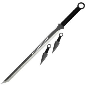 Single Edge Ninja Sword and Stealth Knives