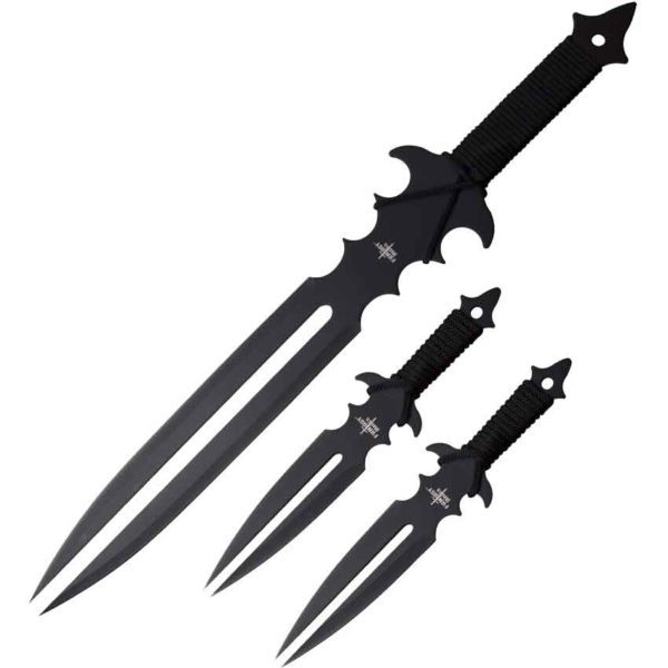 Split Blade Fantasy Sword and Thrower Set