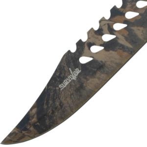 Woodland Camo Survivor Knife