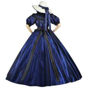 Dark Blue Civil War Dress