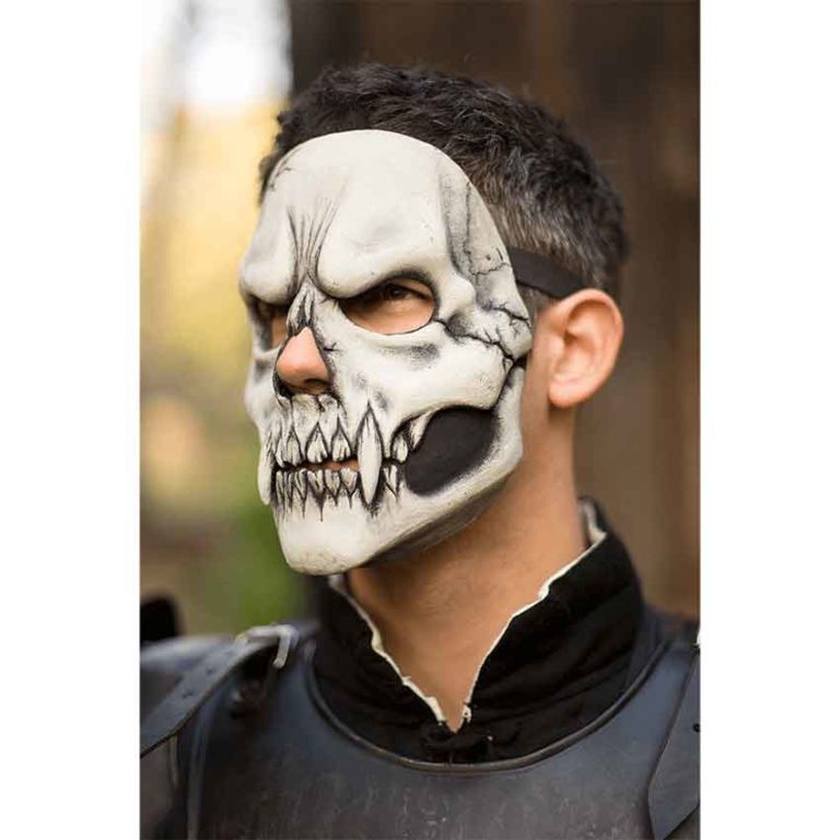 White Skull Trophy Mask
