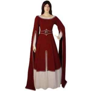 Draped Sleeve Medieval Dress