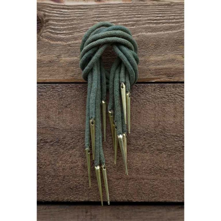 Pointed Brass Tip Tie Strings