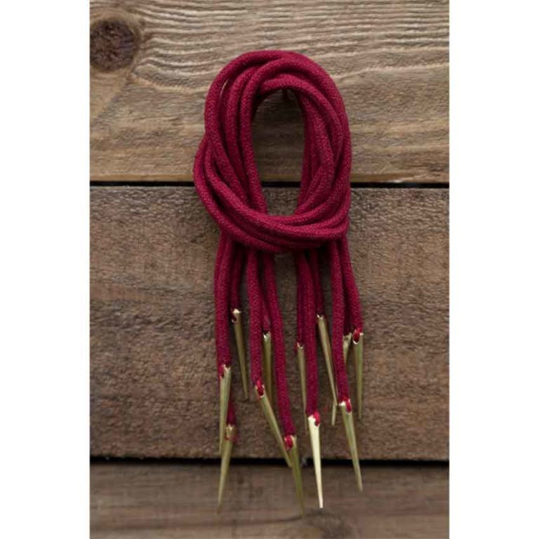 Pointed Brass Tip Tie Strings