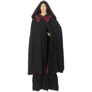 Short Medieval Forest Cloak