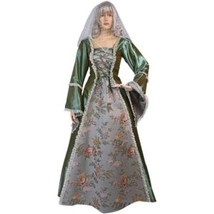 Lace Up Bodice Medieval Gown