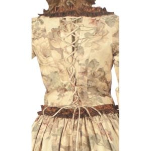 Floral Pattern Renaissance Dress