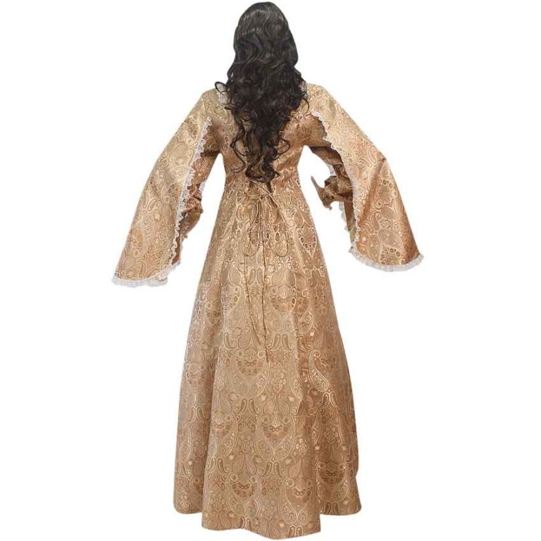 Open Sleeves Renaissance Gown