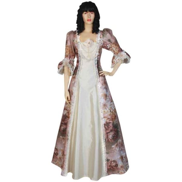 Spring Flower Renaissance Gown