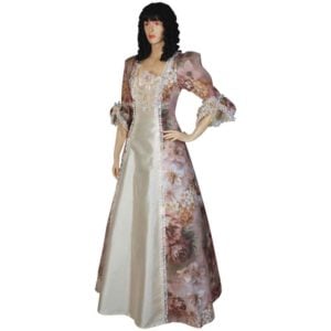 Spring Flower Renaissance Gown