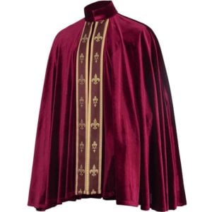Regal Fleur de lis Short Cloak